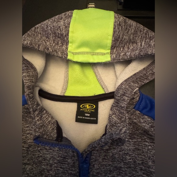 Athletic Works 2 piece with zip up jacket and pants Size 18M - Picture 2 of 3